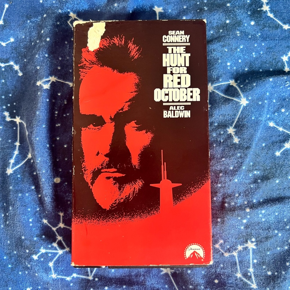 Alec Baldwin the Hunt for Red October VHS Tape